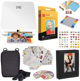 Kodak Step Slim weiß, Fotodrucker, Bundle Geschenkset
