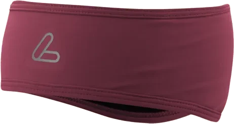 Löffler Mono Flaps Stirnband aubergine
