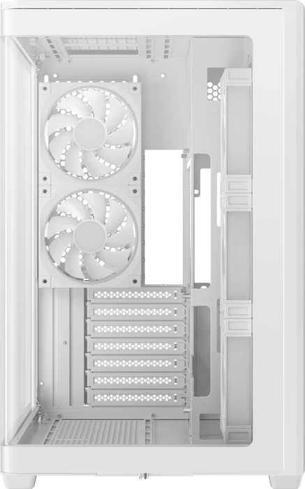 DeepCool CG590U 5F WH, weiß, Glasfenster