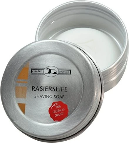 Golddachs Rasierseife Sandelholz, 60g