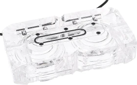 Alphacool Eisdecke Acryl D5 Dual Pumpenaufsatz, G1/4