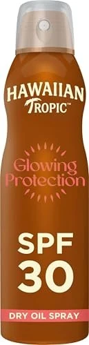 Hawaiian Tropic Glowing Protection Dry Oil Spray LSF30, 180ml