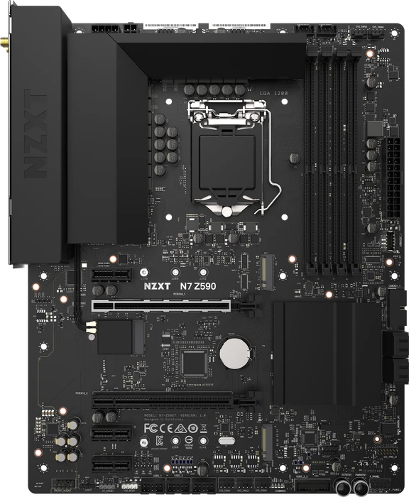 NZXT N7 Z590 White (Intel 1200)