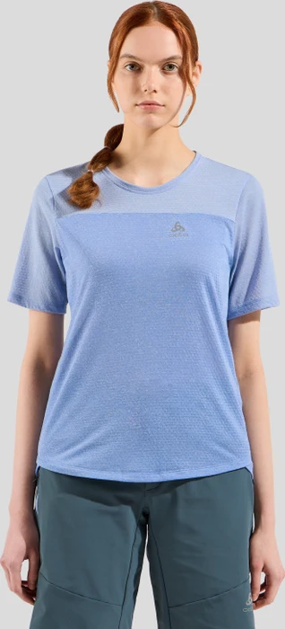 Odlo X-Alp Linencool MTB Funktionsshirt kurzarm persian jewel/blue heron (Damen)