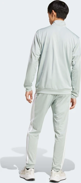 adidas Basic 3-Streifen Tricot Trainingsanzug wonder silver (Herren)