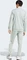 adidas Basic 3-Streifen Tricot Trainingsanzug wonder silver (Herren) Vorschaubild