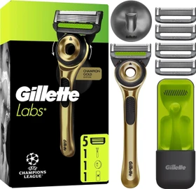 Gillette Labs Champion Gold Edition Rasierer +  5 Wechselklingen
