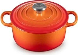 Le Creuset Signature Gusseisen Bräter rund 18cm 1.8l ofenrot