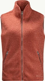 Jack Wolfskin High Curl Weste autumn red (Damen)