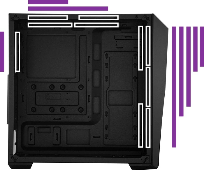 Cooler Master MasterBox K501L, schwarz, Acrylfenster