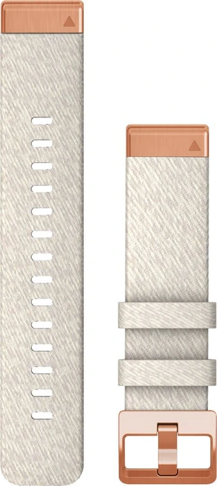Garmin Ersatzarmband QuickFit 20 Nylon cream/rose gold