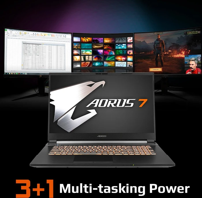 GIGABYTE AORUS 7, Core i7-10750H, 16GB RAM, 512GB SSD, 1TB HDD, GeForce GTX 1660 Ti, UK