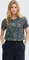 Tom Tailor Print T-Shirt kurzarm multicolor navy dot structure (Damen) Vorschaubild
