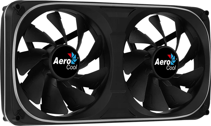 AeroCool Astro 24 ARGB, Dual-RGB-Fan, LED-Steuerung, 2x 120mm