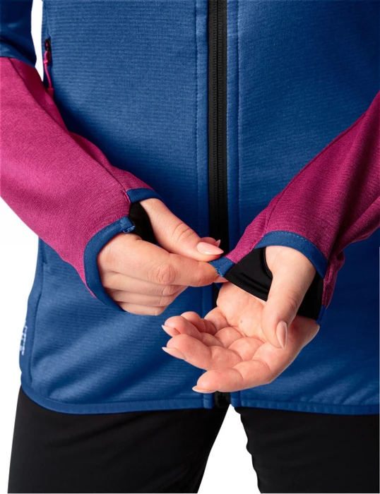 Vaude Monviso Fleece Hooded Funktionsjacke royal (Damen)