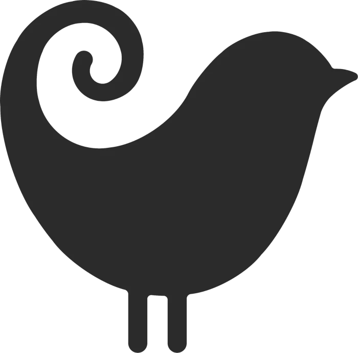 Heyda Hebel-Motivstanzer groß, Vogel, blau, 25mm