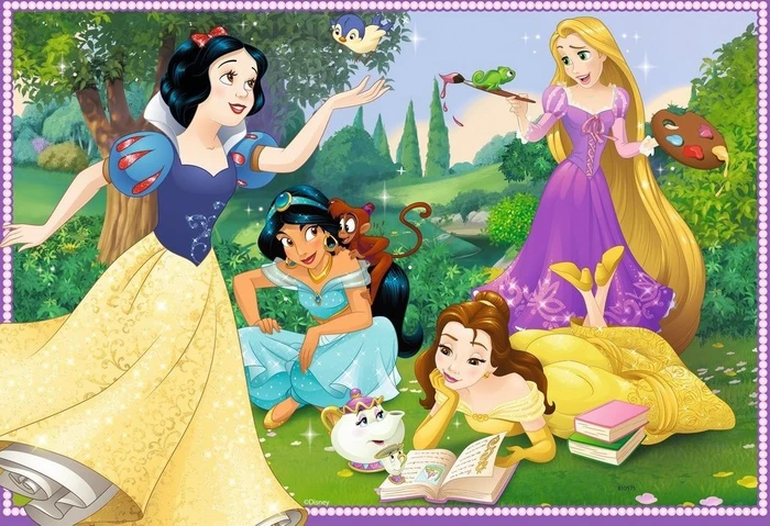 Ravensburger Puzzle Disney Prinzessinnen In der Welt der Disney Prinzessinnen