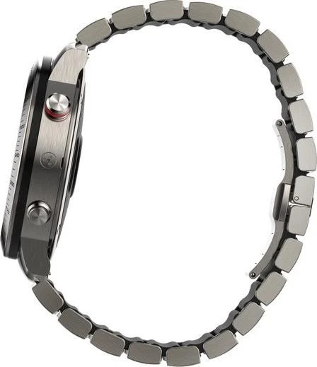 Garmin Fenix Chronos silber mit Hybrid-Titan-Armband