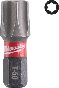 Milwaukee Shockwave Torx Bit 1/4", T50x25mm, 2 Stück