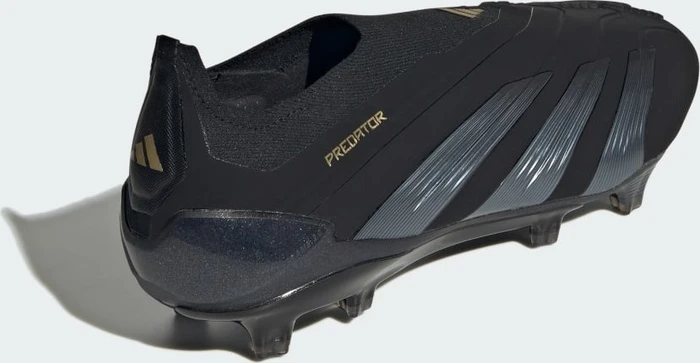 adidas Predator Elite Laceless FG core black/carbon/gold metallic