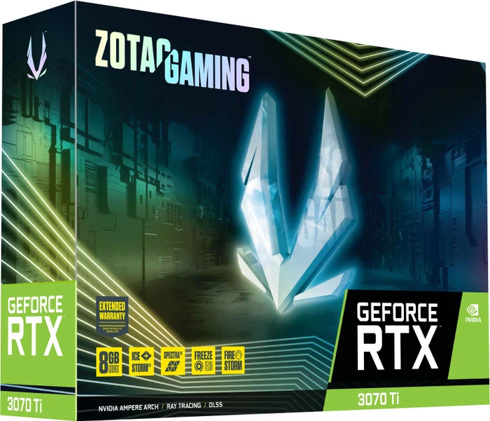 Zotac Gaming GeForce RTX 3070 Ti, 8GB GDDR6X, HDMI, 3x DP