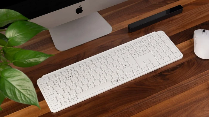 Keychron B6 Pro Ultra-Slim Wireless, Ivory White, USB/Bluetooth, UK