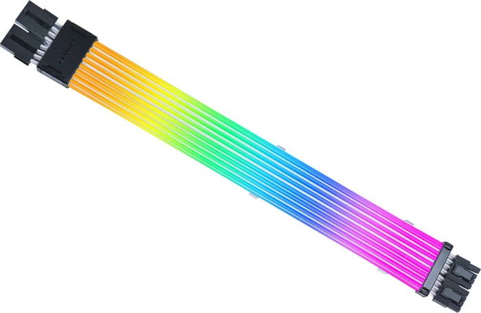 Lian Li Strimer Wireless 2x8-PIN, 2x 6/8-Pin PCIe Verlängerungskabel, 8 Lichtleiter, RGB beleuchtet (PW8-1W)