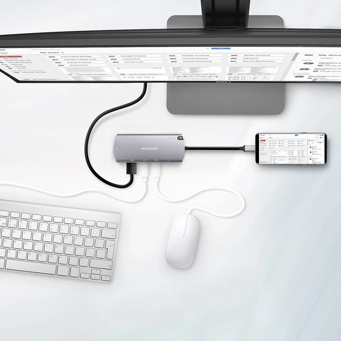 Axagon Multiport-Adapter, USB-C 3.0 [Stecker]