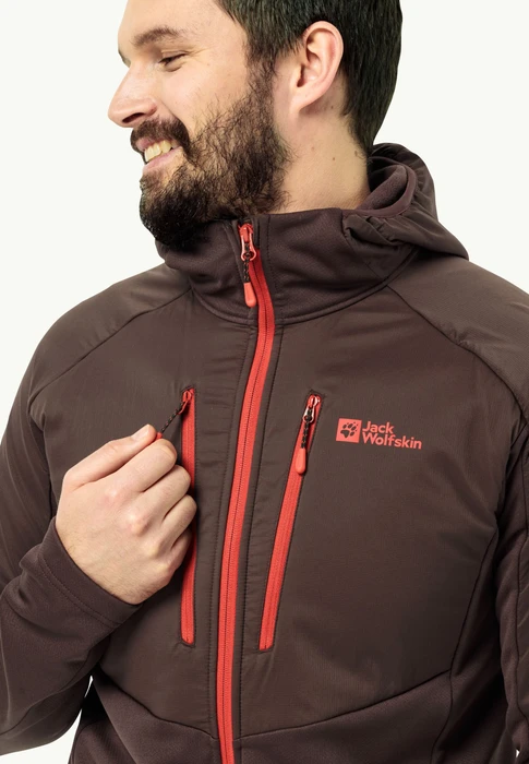 Jack Wolfskin Alpgrat Pro Ins Fz Funktionsjacke red earth (Herren)
