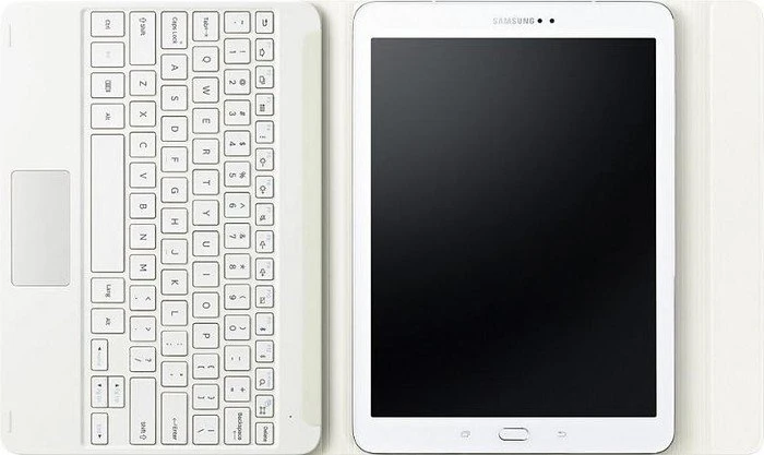 Samsung EJ-FT810 Keyfolio für Galaxy Tab S2 9.7 weiß, weiß, DE