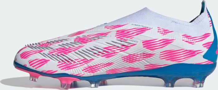 adidas Predator Elite Laceless AG cloud white/solar blue/solar pink (Junior)
