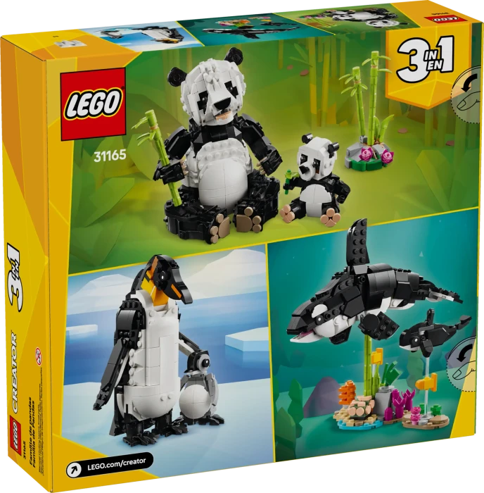 LEGO Creator 3in1 - Wilde Tiere: Pandafamilie