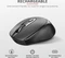 Trust Zaya Rechargeable Wireless Mouse grau/schwarz, USB Vorschaubild