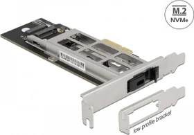 DeLOCK Wechselrahmen PCI Express Karte für 1 x M.2 NMVe SSD - Low Profile Formfaktor