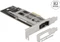 DeLOCK Wechselrahmen PCI Express Karte für 1 x M.2 NMVe SSD - Low Profile Formfaktor Vorschaubild