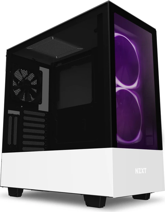 NZXT H510 Elite, weiß, Glasfenster