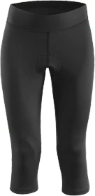 Löffler Basic Gel Tights Fahrradhose 3/4 schwarz (Damen)