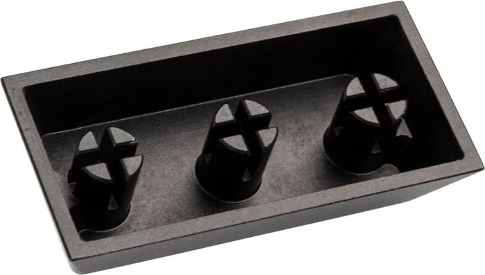 Zomoplus Keycap Klaue, Aluminium, schwarz/silber, 1 Taste
