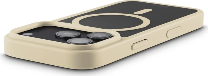 Hama Handyhülle Frame Protect magnetisch für Apple iPhone 17 Pro transparent/beige