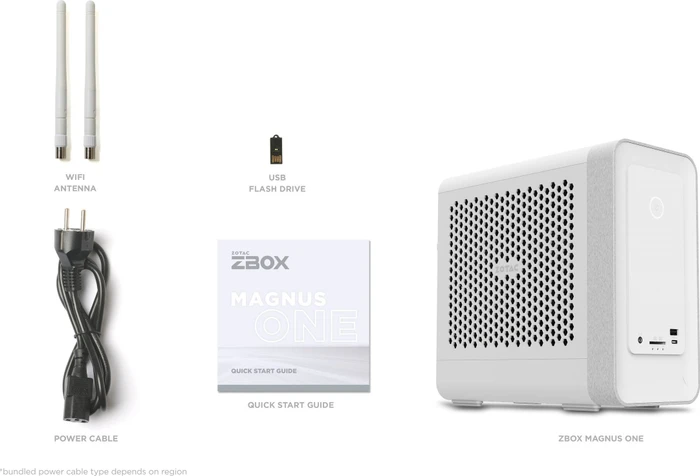 Zotac ZBOX Magnus One ERP74070SW, weiß, Core i7-14700, 1TB SSD, GeForce RTX 4070 SUPER