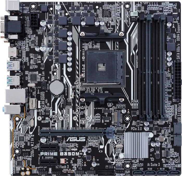 ASUS Prime B350M-A (AMD AM4)
