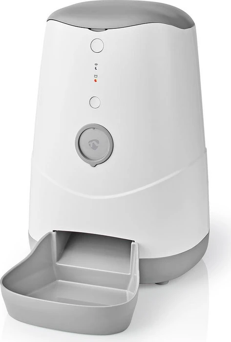 Nedis SmartLife Futterspender für Haustiere, weiß/grau