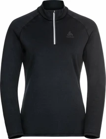 Odlo Besso Midlayer Half Zip Funktionsshirt langarm schwarz (Damen)