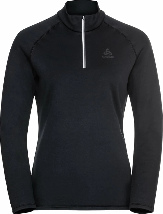 Odlo Besso Midlayer Half Zip Funktionsshirt langarm schwarz (Damen)