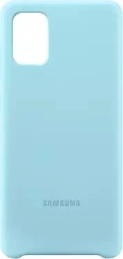 Samsung Silicone Cover für Galaxy A71 blau