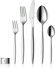 WMF Grace Besteck-Set, 30-tlg. inkl. 6 Serviettenringe