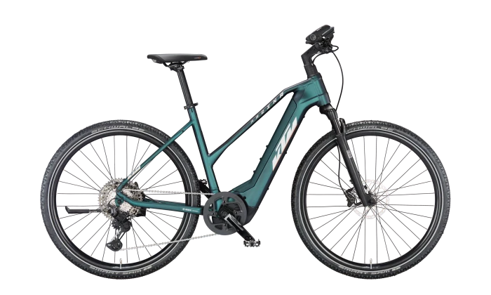 KTM Macina Cross 710 Trapez green purple flip matt Modell 2023