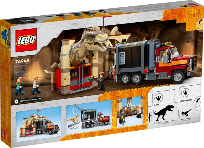 LEGO Jurassic World - T-Rex & Atrociraptor: Dinosaurier-Ausbruch