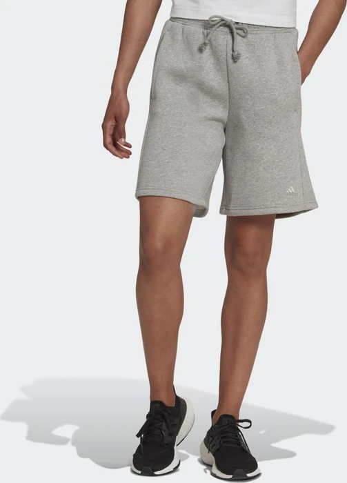 adidas ALL SZN Fleece Shorts medium grey heather (Damen)