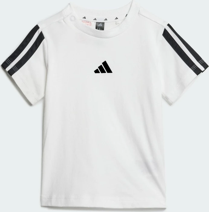 adidas Essentials 3-Streifen Set weiß/schwarz (Junior)